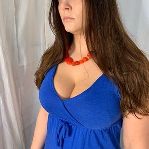 OLD NAVY TRUE BLUE MAXI DRESS